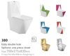 One piece Toliet 380