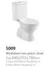 Two Piece Toliet 5009