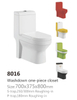 One piece Toliet 8016